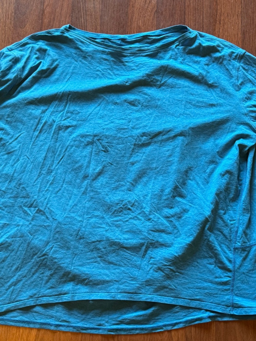 Lululemon bLue Oversized Yoga S/S T shirt in Blue -sz. 12